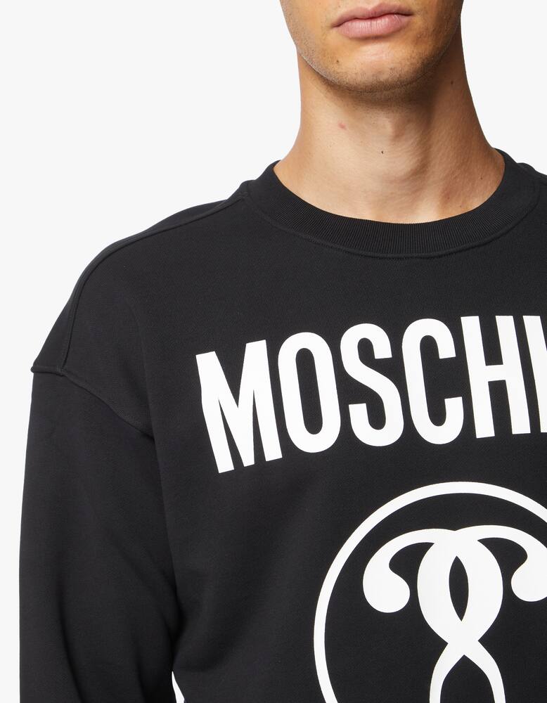 rinascente Moschino Couture Felpa girocollo logo question mark