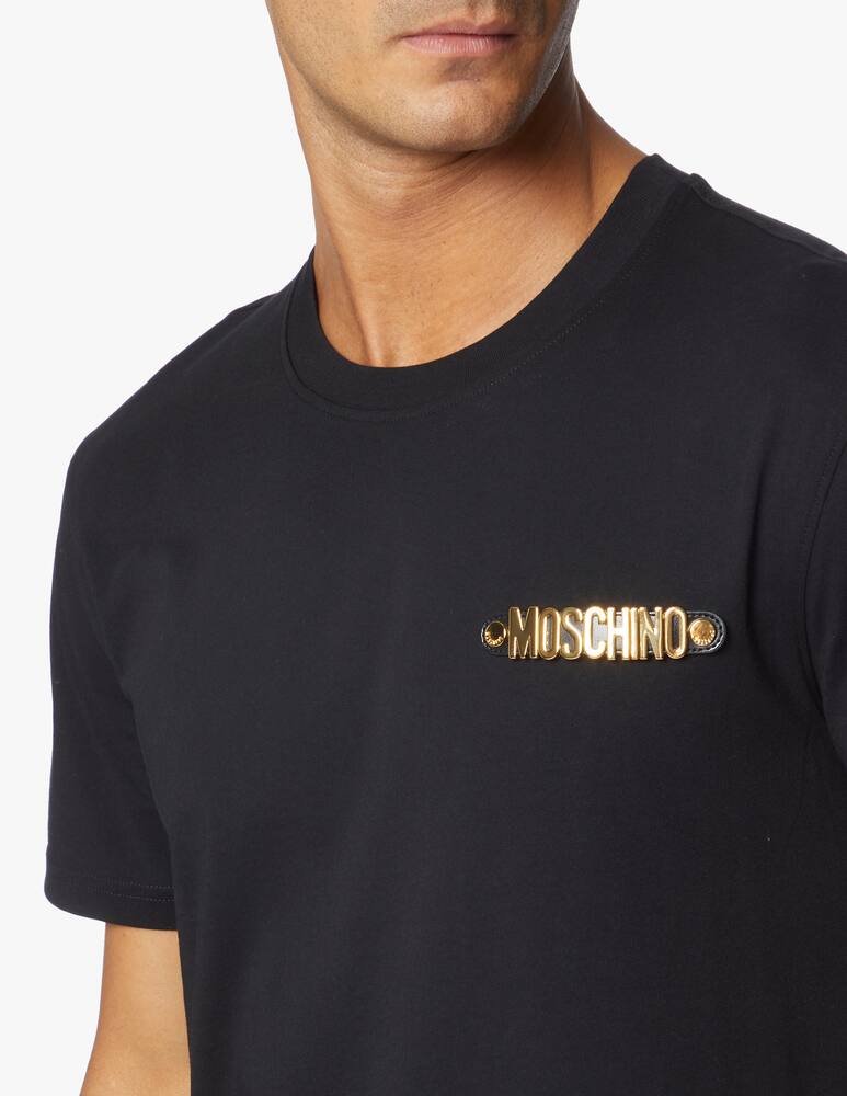 rinascente Moschino Couture Gold lettering t-shirt