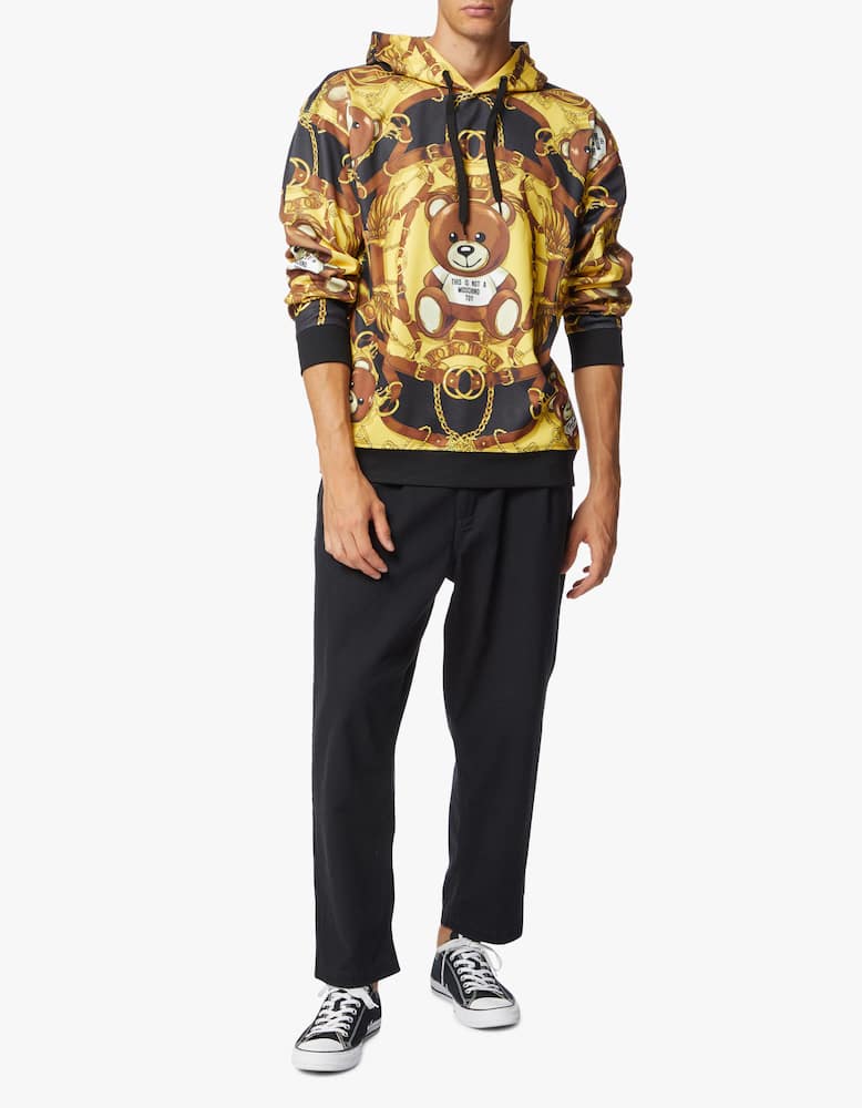 rinascente Moschino Couture Felpa con cappuccio teddy