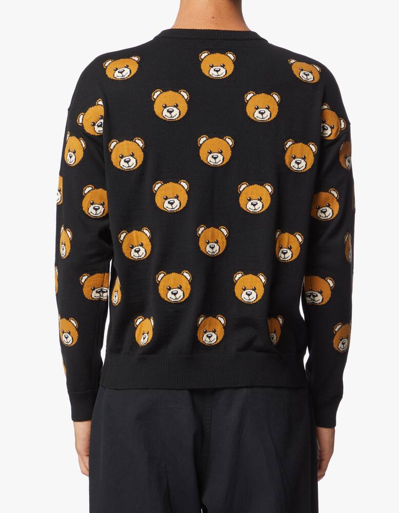 rinascente Moschino Couture Intarsio teddy sweater