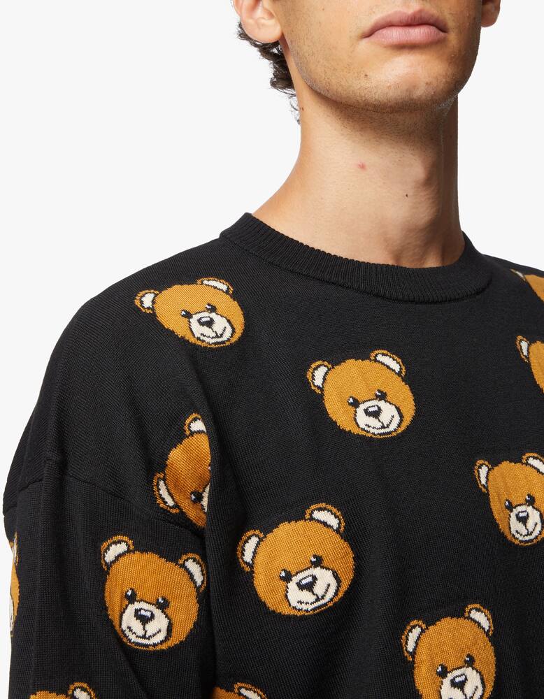 rinascente Moschino Couture Intarsio teddy sweater