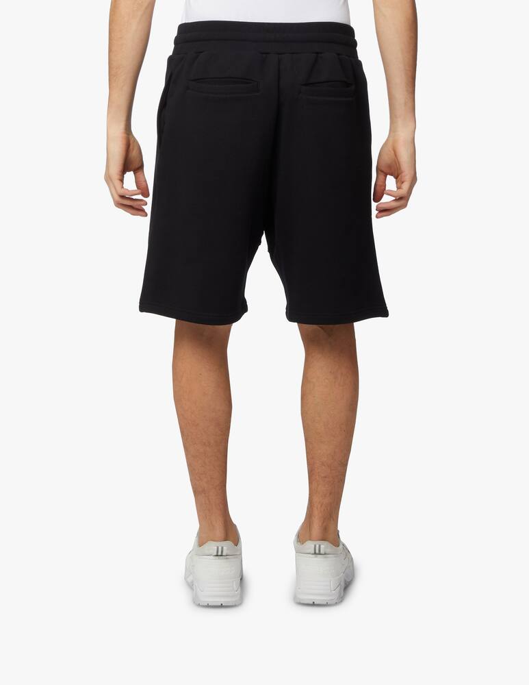 rinascente Moschino Shorts organic cotton dqm logo - black