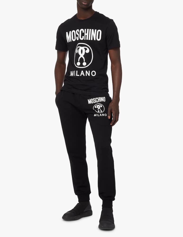 Moschino Couture Maglietta girocollo dqm logo - immagine 2 Moschino Couture Maglietta girocollo dqm logo - immagine 2