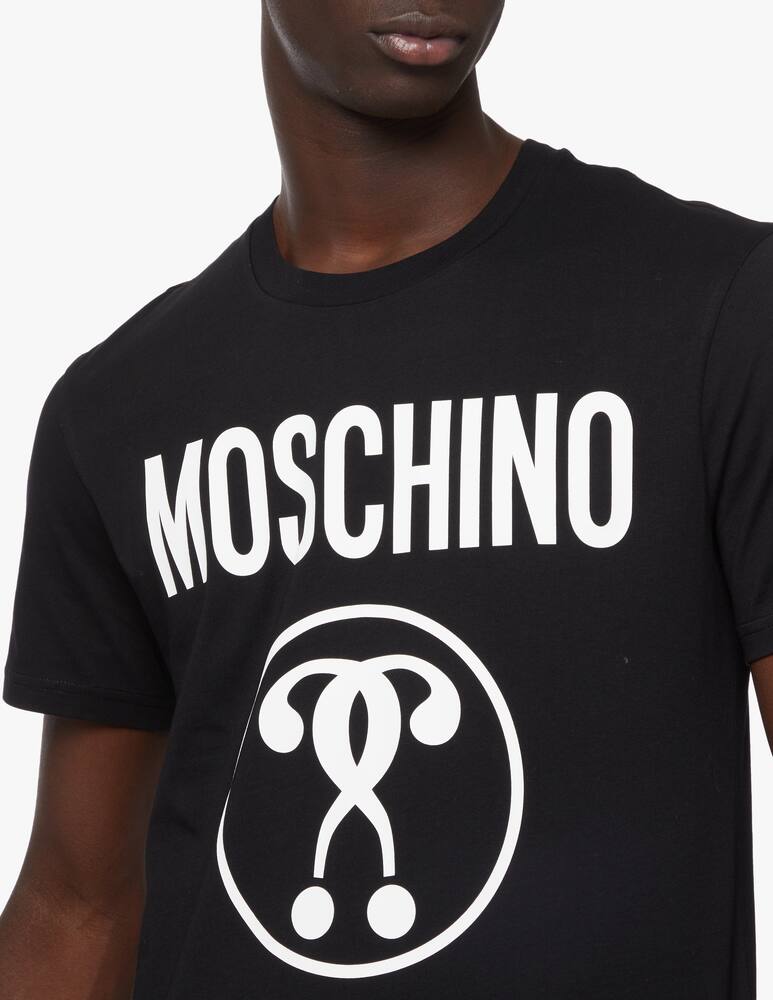 Moschino Couture Maglietta girocollo dqm logo - immagine 4 Moschino Couture Maglietta girocollo dqm logo - immagine 4