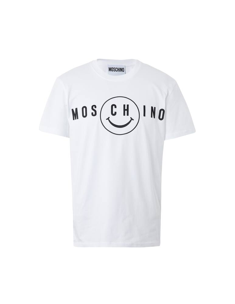 rinascente Moschino Maglietta smile logo - bianco
