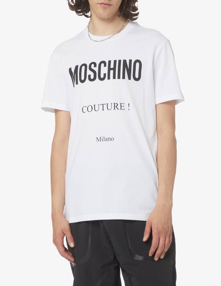 rinascente Moschino Maglietta manica corta stampa moschino couture - bianco