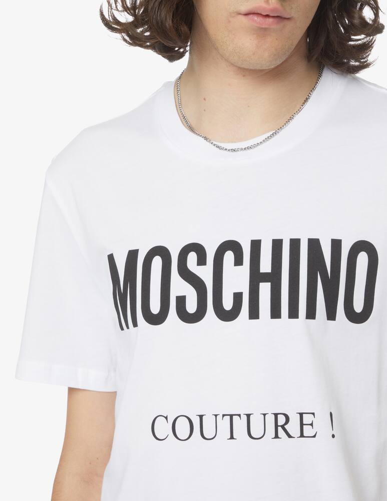 rinascente Moschino Maglietta manica corta stampa moschino couture - bianco