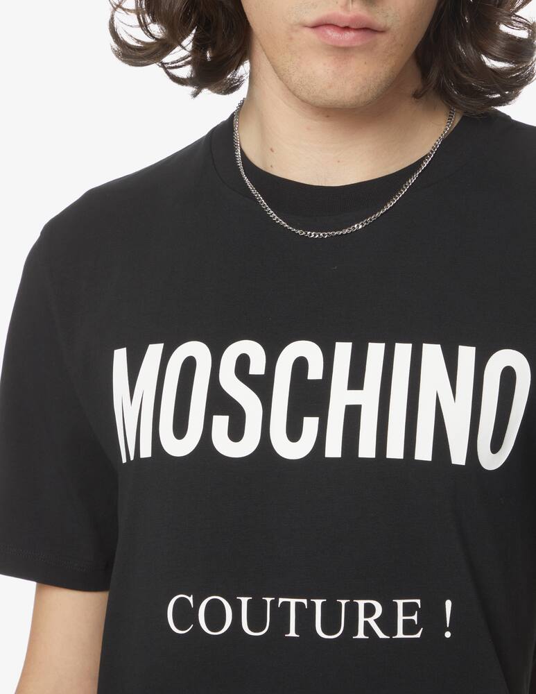 rinascente Moschino Maglietta manica corta logo stampa - nero