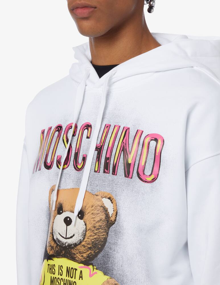 rinascente Moschino Felpa con cappuccio teddy 