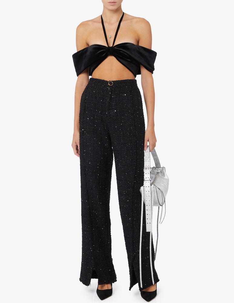 rinascente Philosophy di Lorenzo Serafini Off shoulder velvet top