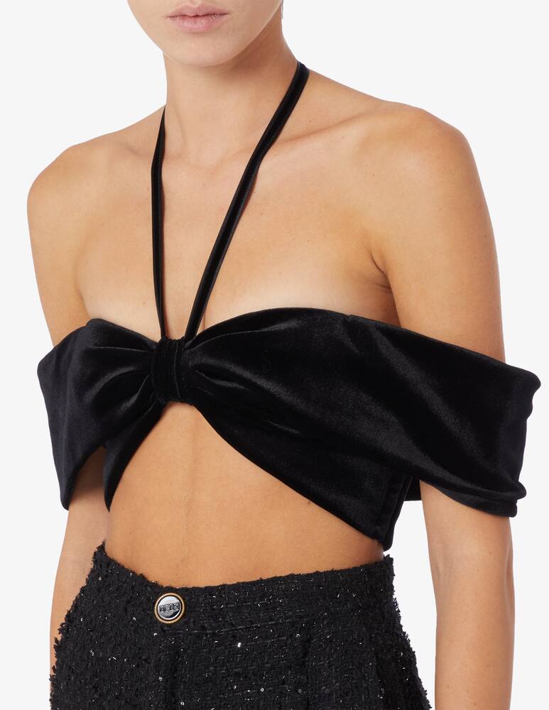 rinascente Philosophy di Lorenzo Serafini Off shoulder velvet top