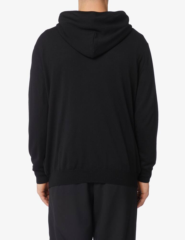 rinascente Moschino Felpa con cappuccio merino teddy patch