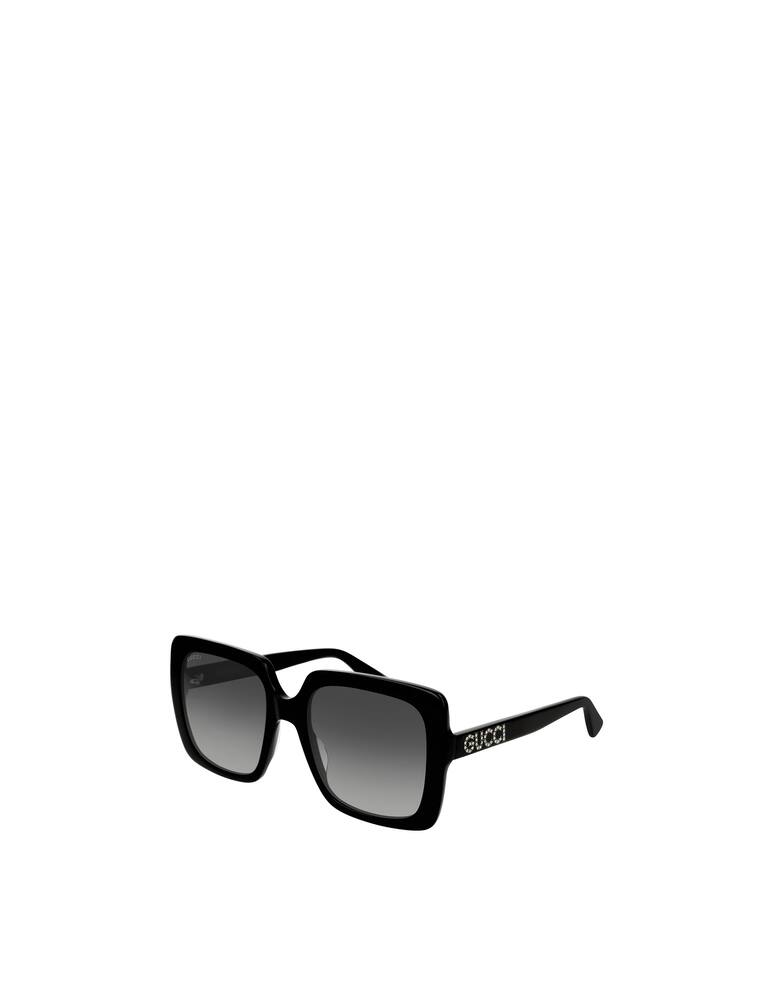 rinascente Gucci Square Swarovsky logo Crystals Sunglasses GG0418S
