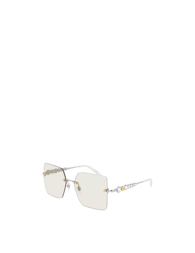 rinascente Gucci Rimeless Front Swarovsky Cristals occhiale da sole GG0644S