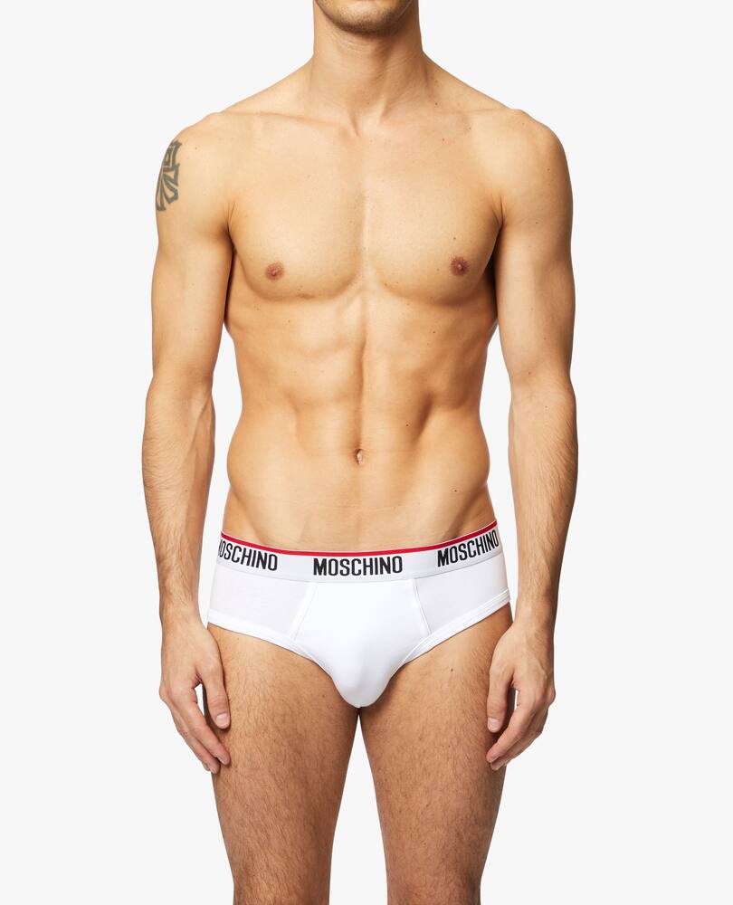rinascente Moschino Brief - 2 pack - white