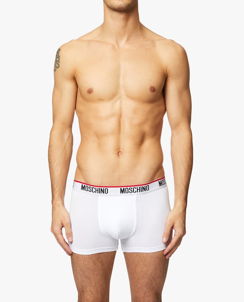 rinascente Moschino Trunk - 2 pack - white