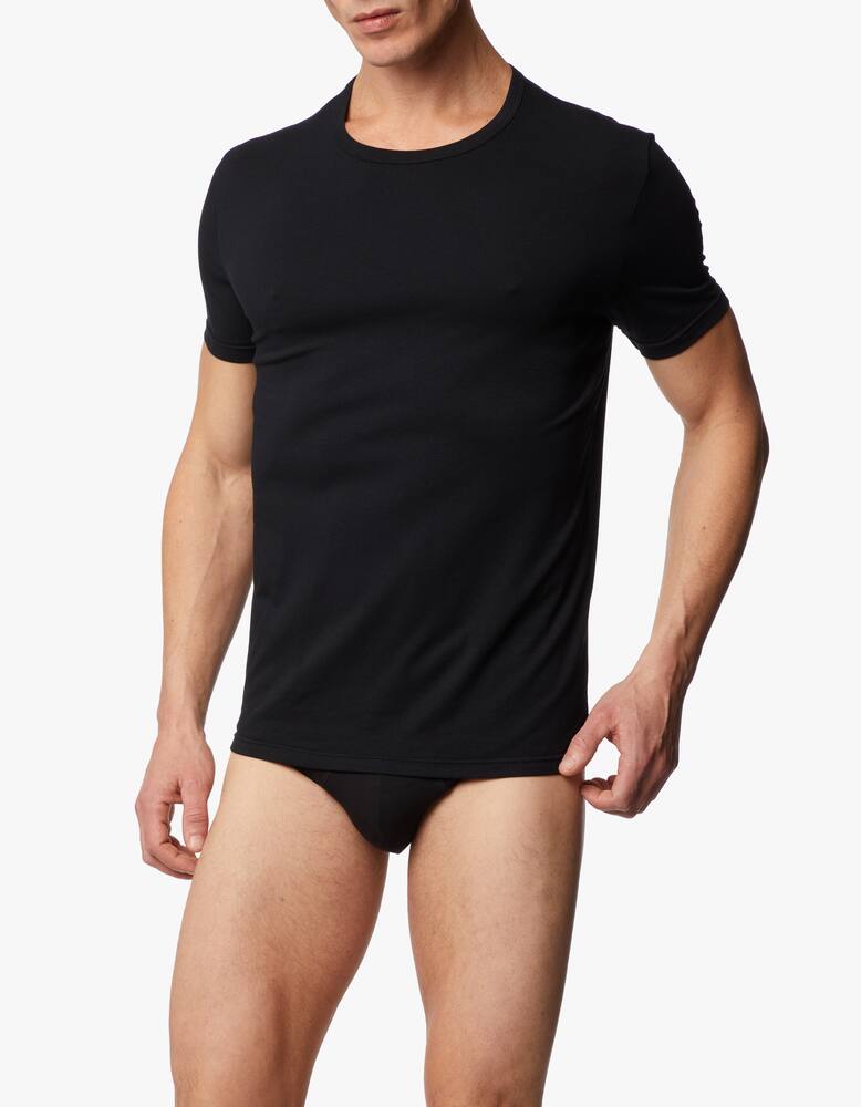 rinascente Moschino T-Shirt a tinta unita in Cotone - nero