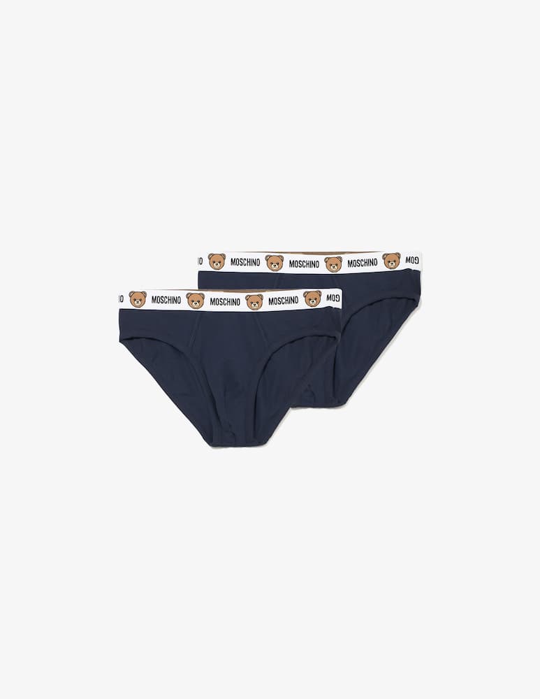 rinascente Moschino Slip con elastico logo teddy 2 pack