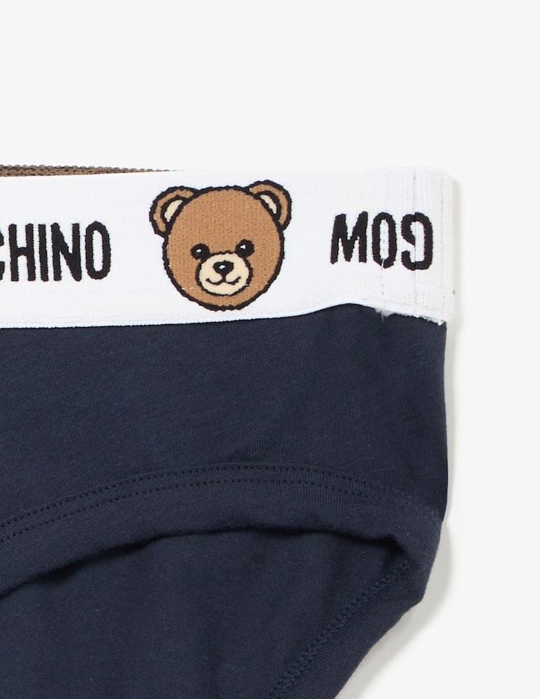 rinascente Moschino Slip con elastico logo teddy 2 pack