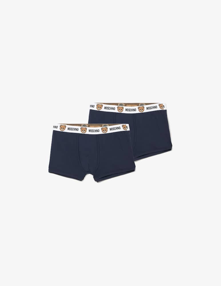 rinascente Moschino Boxer con elastico logato 2 pack