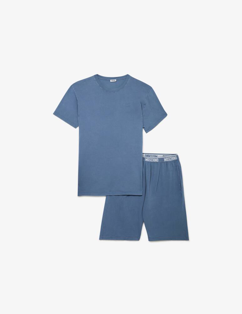 Moschino Logo t-shirt and shorts pyjamas - picture 1 Moschino Logo t-shirt and shorts pyjamas - picture 1