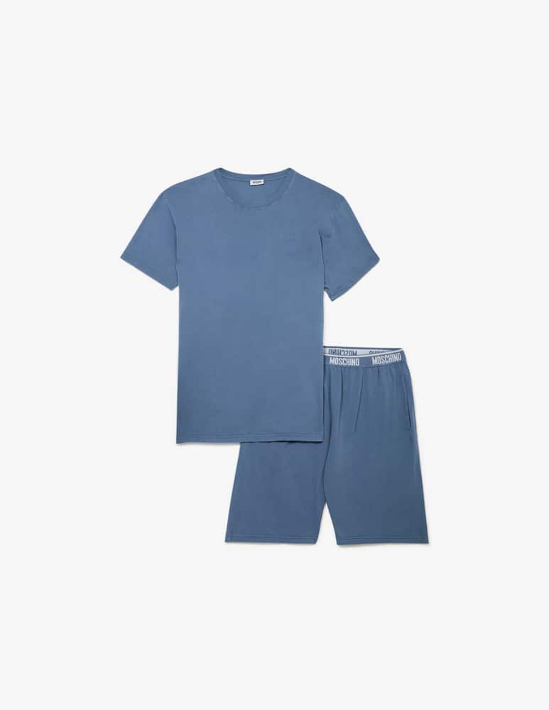 rinascente Moschino Pigiama t-shirt e shorts