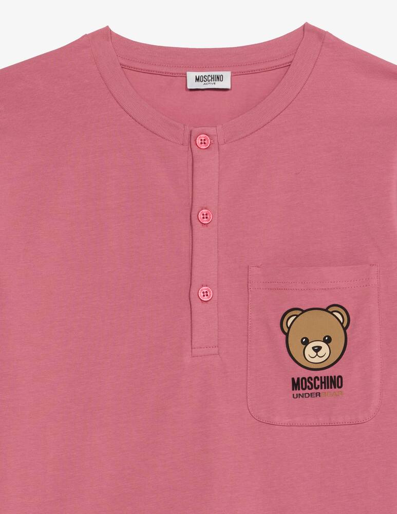 Moschino Pigiama corto con stampa orsetto - immagine 3