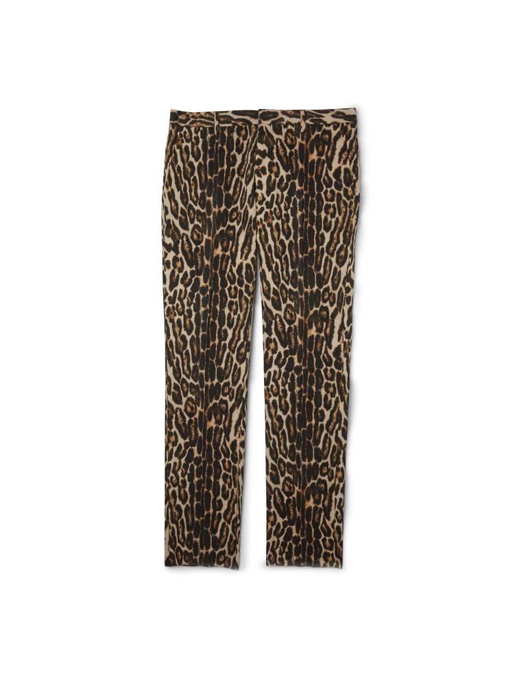 rinascente Dries Van Noten Pantaloni Patrini leopardati