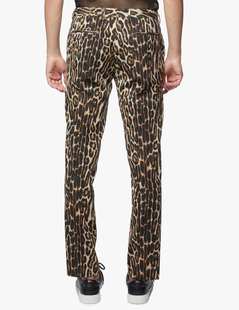 rinascente Dries Van Noten Pantaloni Patrini leopardati