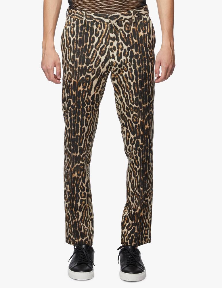 rinascente Dries Van Noten Pantaloni Patrini leopardati