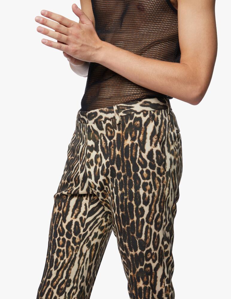 rinascente Dries Van Noten Pantaloni Patrini leopardati