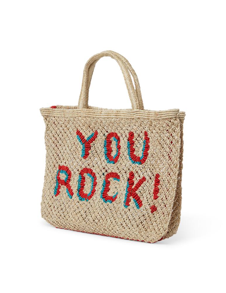rinascente The Jacksons You rock handmade jute shopping bag