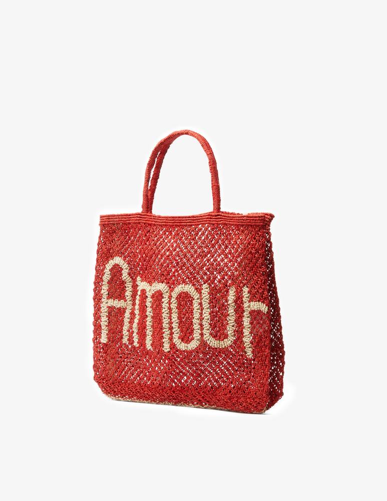 rinascente The Jacksons Amour jute tote bag - beige