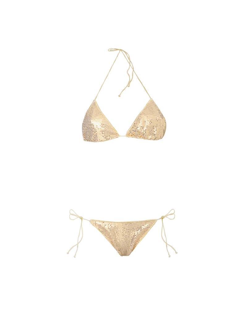 rinascente Oséree Microkini a triangolo con paillettes Disco