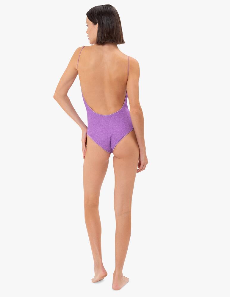 rinascente Oséree Lumière Maillot deep neck one piece swimsuit