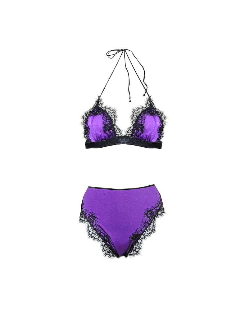 rinascente Oséree Bikini triangolo con pizzo a vita alta Travaille