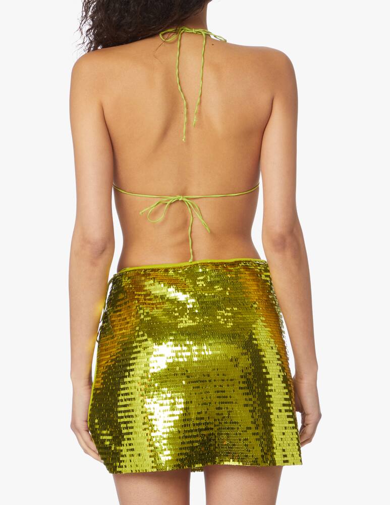 rinascente Oséree Sequined skirt - yellow