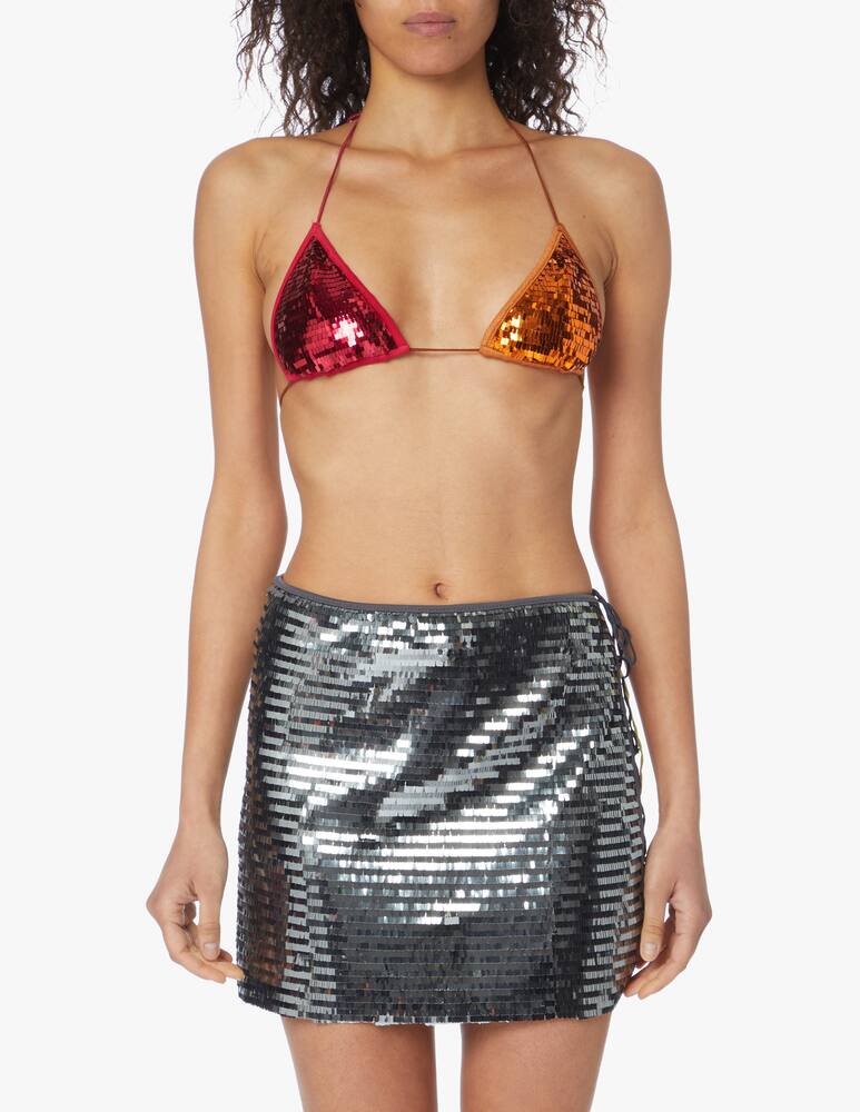 rinascente Oséree Gonna con paillettes - argento