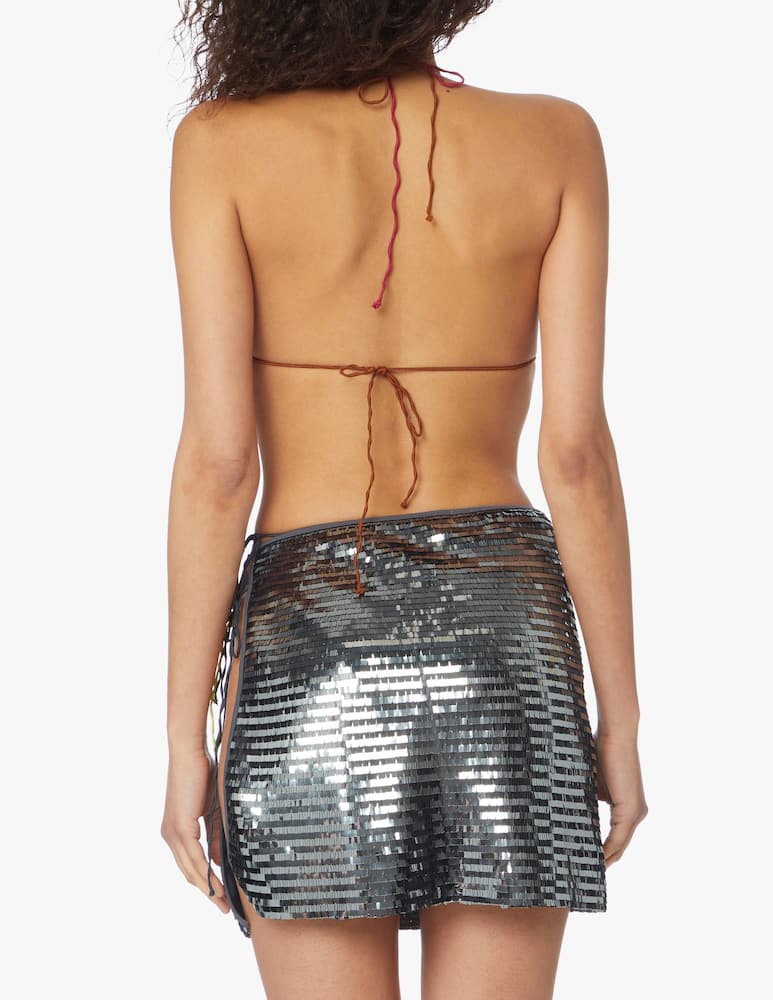 rinascente Oséree Gonna con paillettes - argento