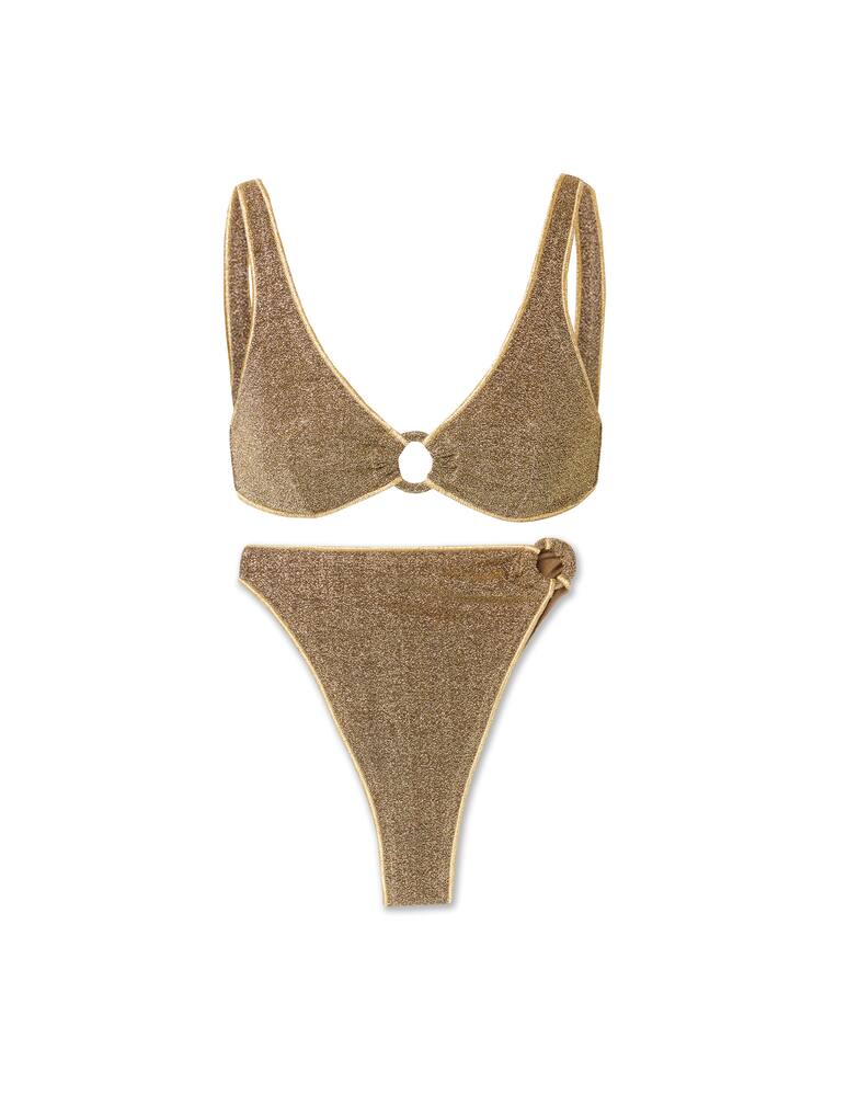 rinascente Oséree Lumiere Sporty 90s bikini - gold