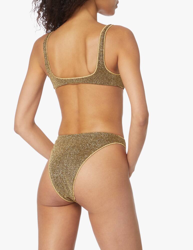 rinascente Oséree Lumiere Sporty 90s bikini - gold