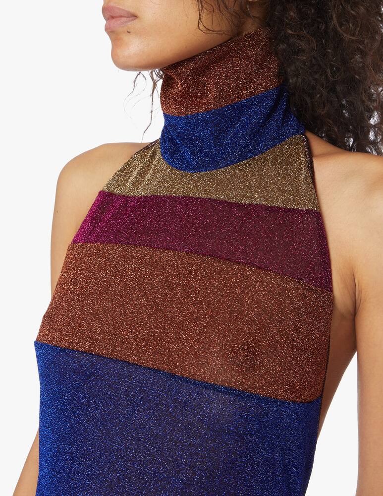 rinascente Oséree Lumiere Turtle-neck dress - multi