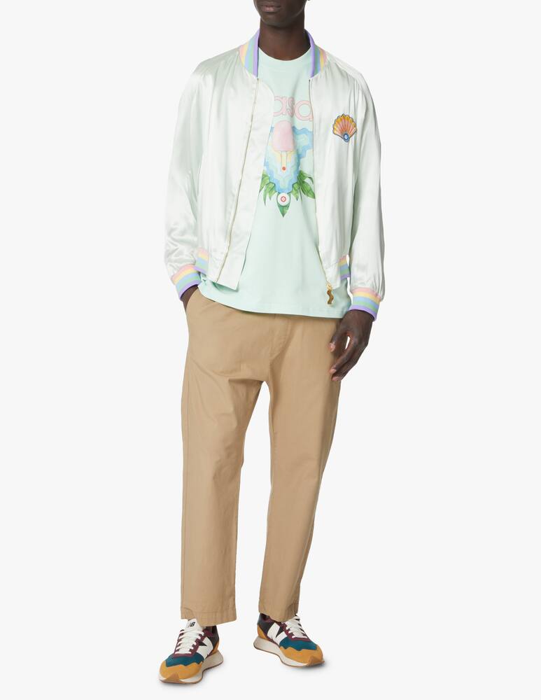 rinascente Casablanca Jkt silk satin shell - green