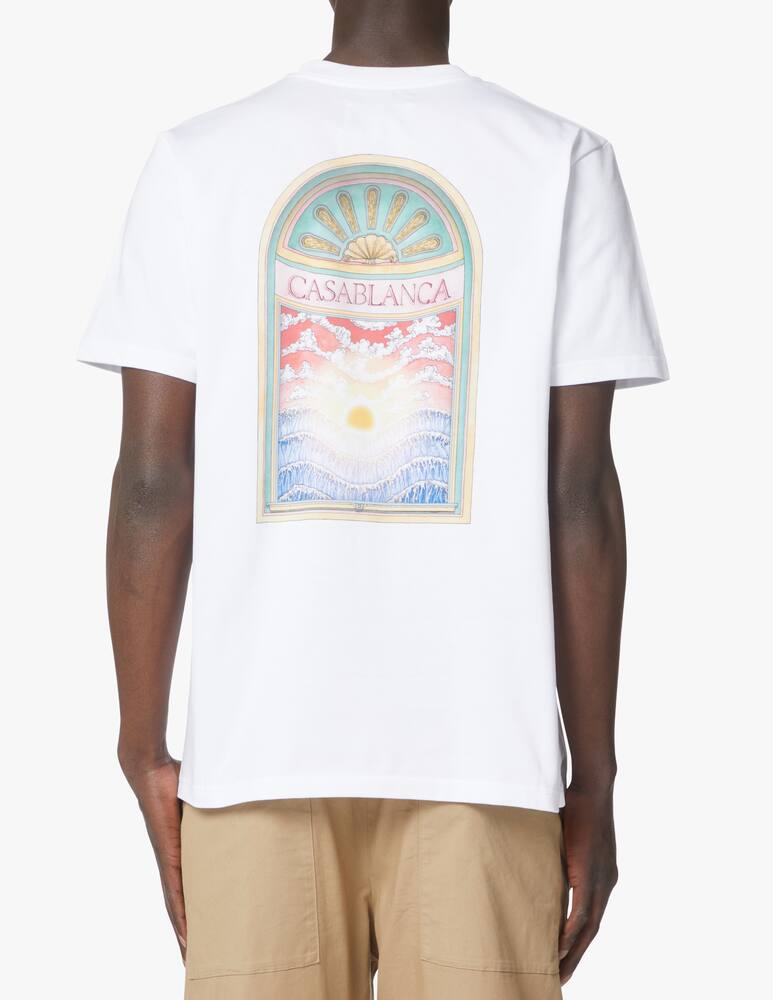 rinascente Casablanca Maglietta manica corta jersey con stampa - multicolor