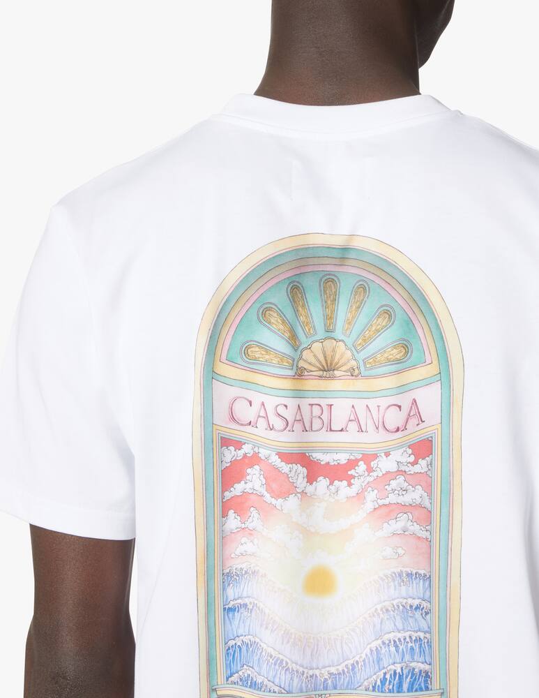 Casablanca Maglietta manica corta jersey con stampa - multicolor - immagine 4 Casablanca Maglietta manica corta jersey con stampa - multicolor - immagine 4