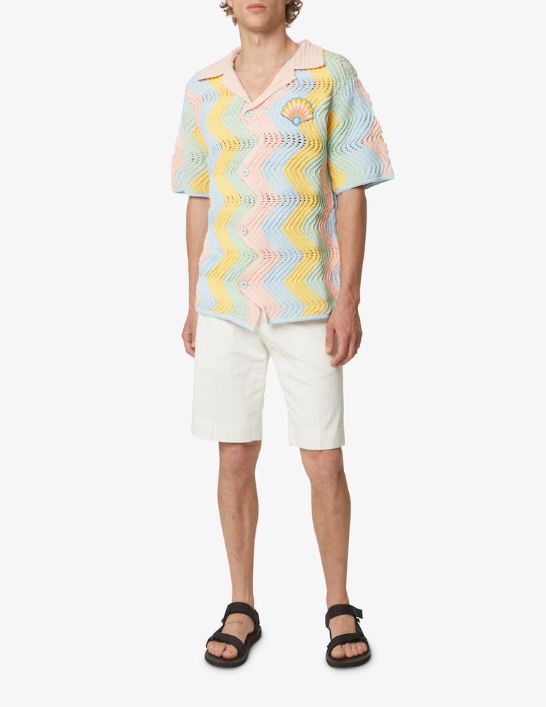 rinascente Casablanca Camicia manica corta in maglia - multicolor