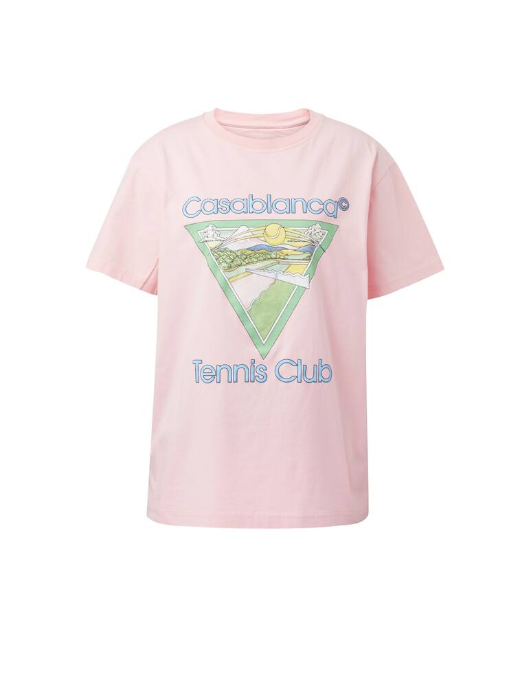 rinascente Casablanca T-shirt in cotone organico - rosa