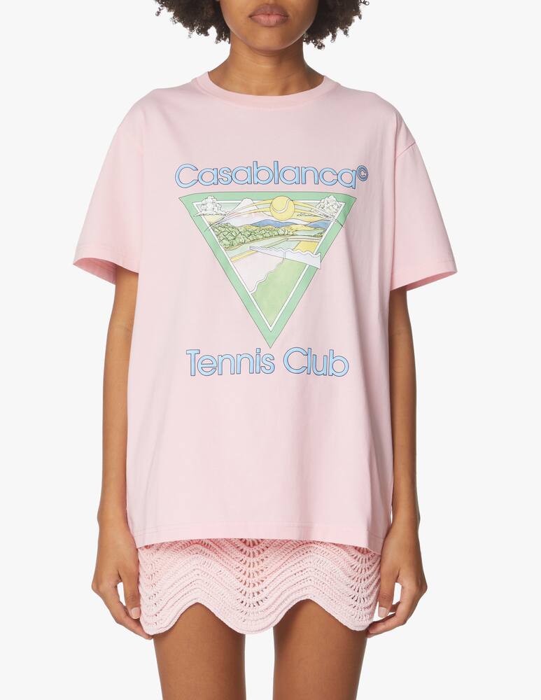 Casablanca Organic cotton t-shirt - pink - picture 1 Casablanca Organic cotton t-shirt - pink - picture 1
