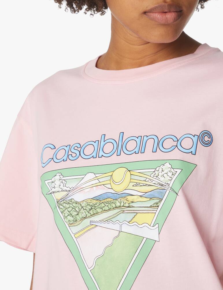 Casablanca Organic cotton t-shirt - pink - picture 4 Casablanca Organic cotton t-shirt - pink - picture 4