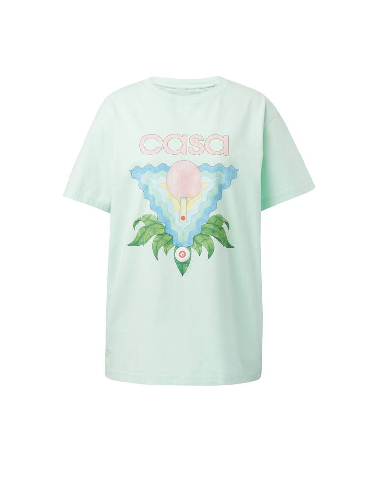 rinascente Casablanca T-shirt in cotone organico - verde